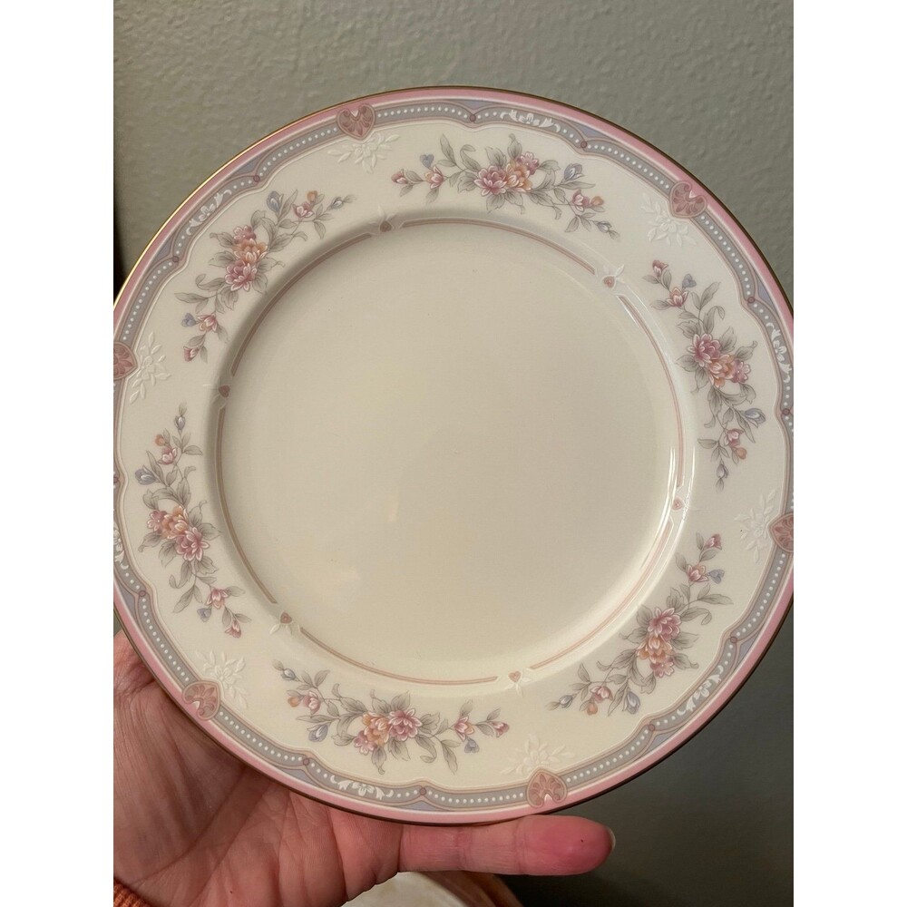 Set of 3 Noritake Sestina Bone China Salad Plates